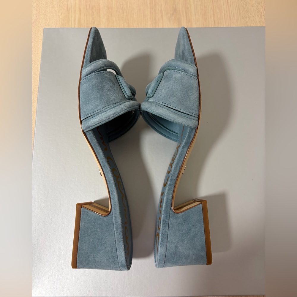 Sam Edelman Woman’s Suede Waylon Blue Weave Slide - Size 8M, 38,5 - Picture 9 of 10